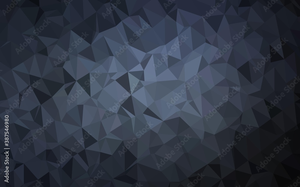 Dark BLUE vector abstract polygonal texture. Dark BLUE vector abstract polygonal texture.