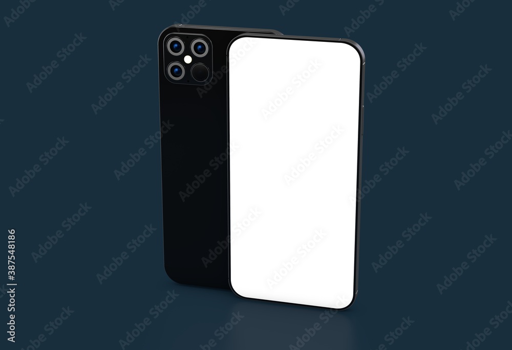 a digital smartphone device mobile phone 3d isolated a digital smartphone device mobile phone 3d isolated