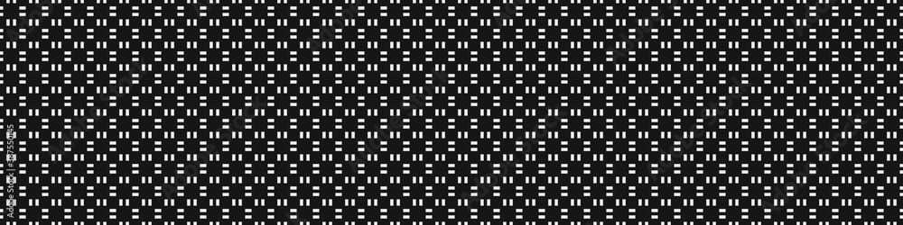 Fototapeta premium Abstract Cross Pattern Dots Logo generative computational art illustration