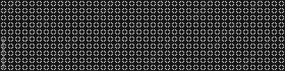 Abstract Cross Pattern Dots Logo generative computational art illustration