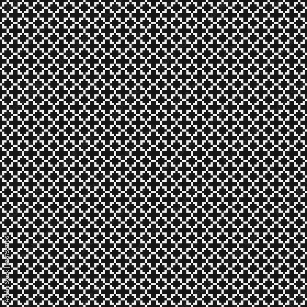 Abstract Cross Pattern Dots Logo generative computational art illustration