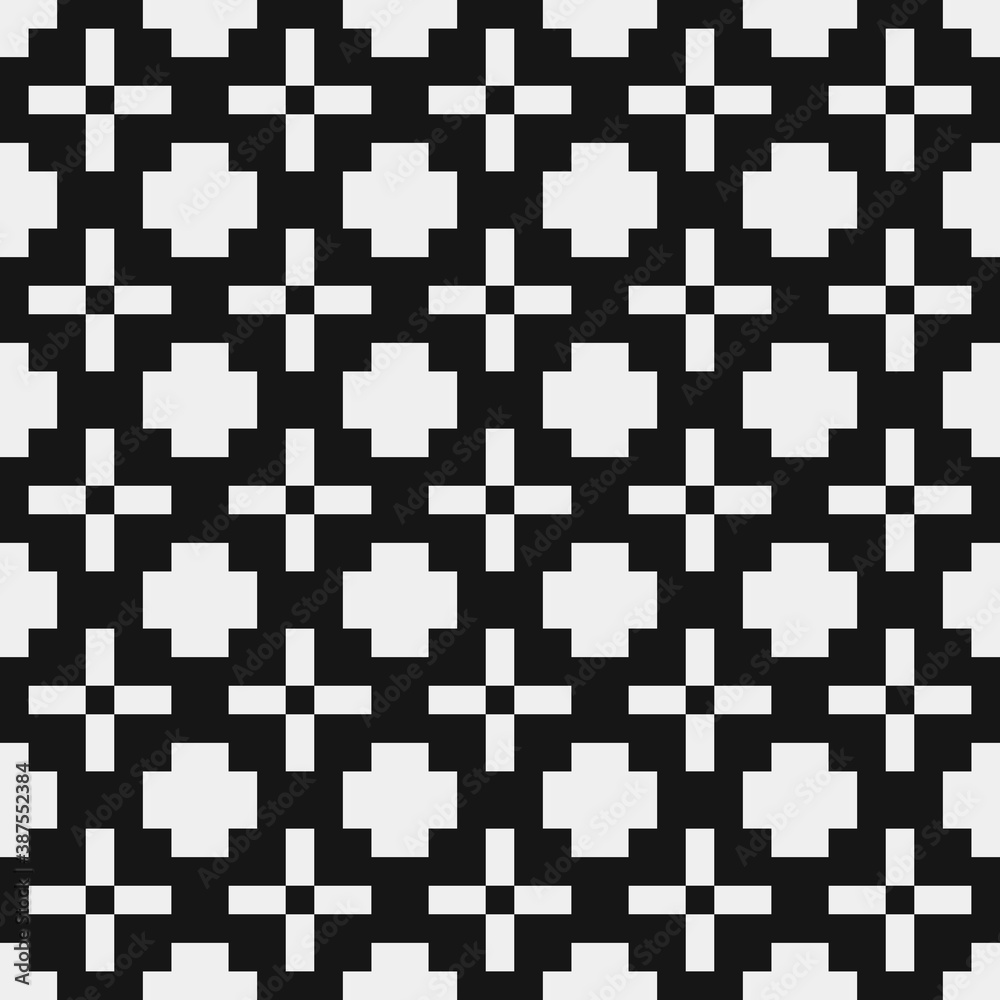Abstract Cross Pattern Dots Logo generative computational art illustration
