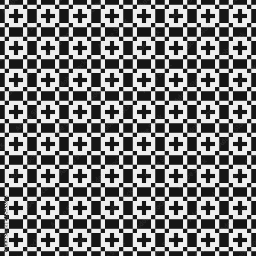 Abstract Cross Pattern Dots Logo generative computational art illustration Abstract Cross Pattern Dots Logo generative computational art illustration