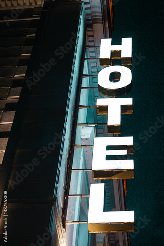 hotel sign