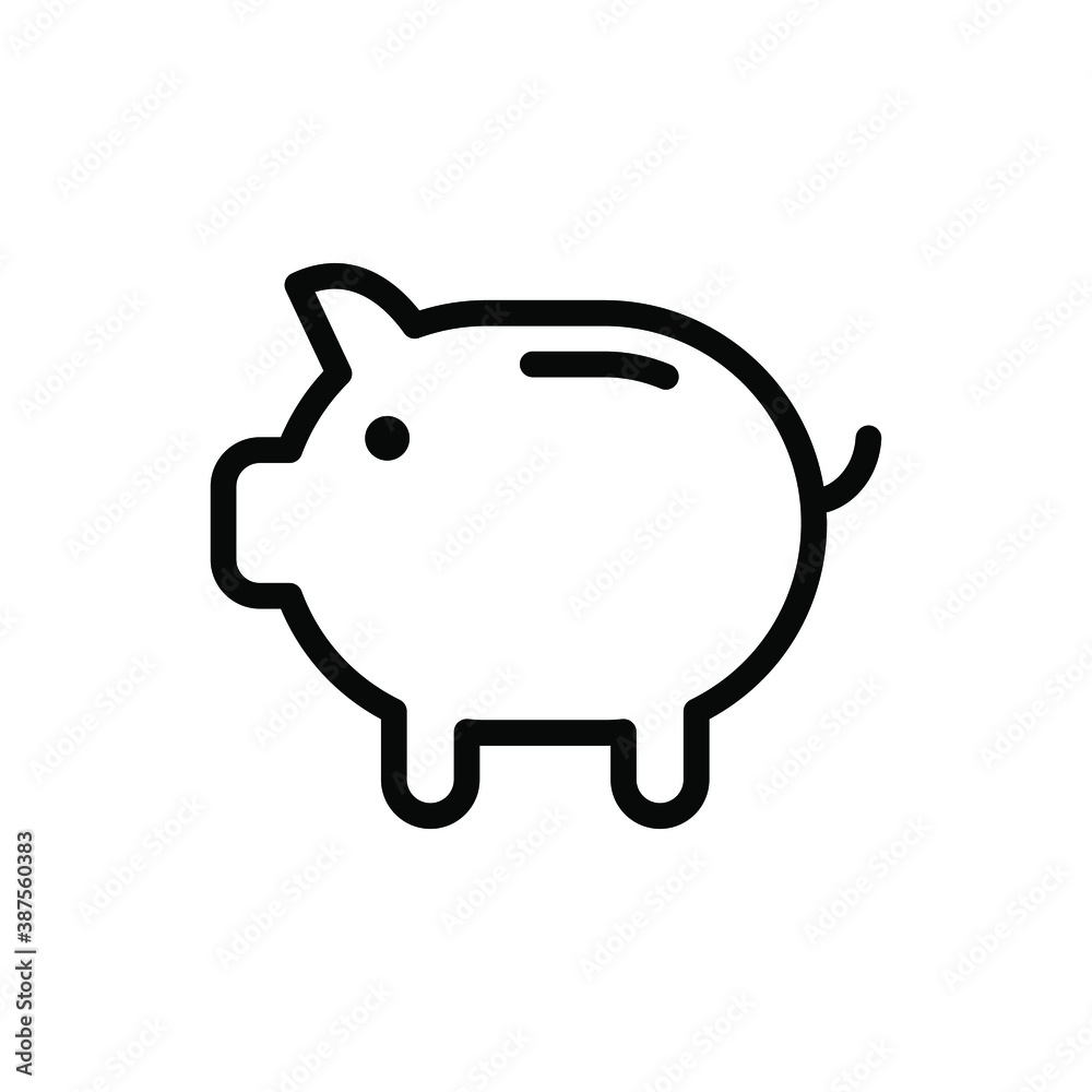 Piggy bank icon Piggy bank icon
