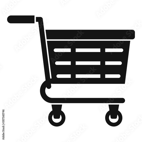 Purchase cart icon, simple style