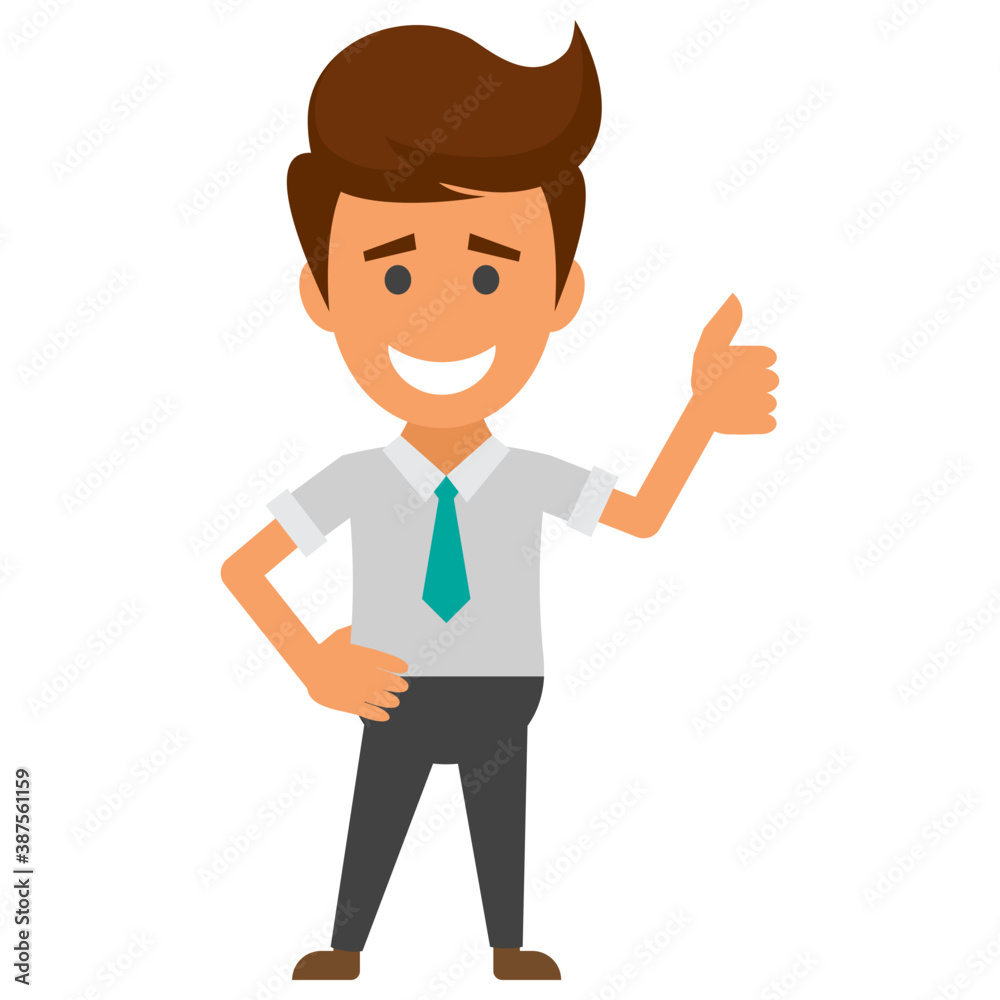 Joyful happy businessman expressing his emotions
Joyful happy businessman expressing his emotions