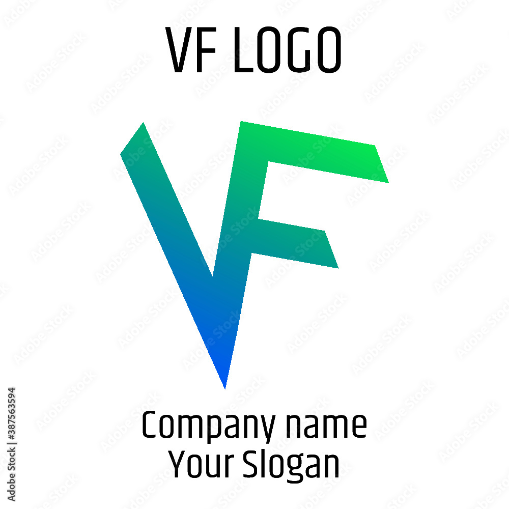 VF initials 