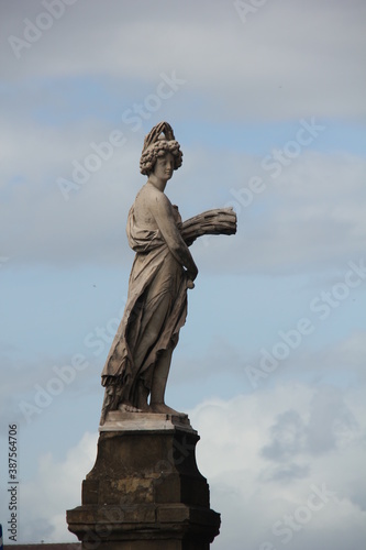 Fotografie einer Statue in Florenz