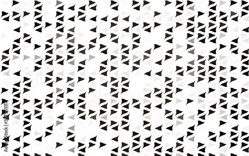 Light Black vector pattern in polygonal style.