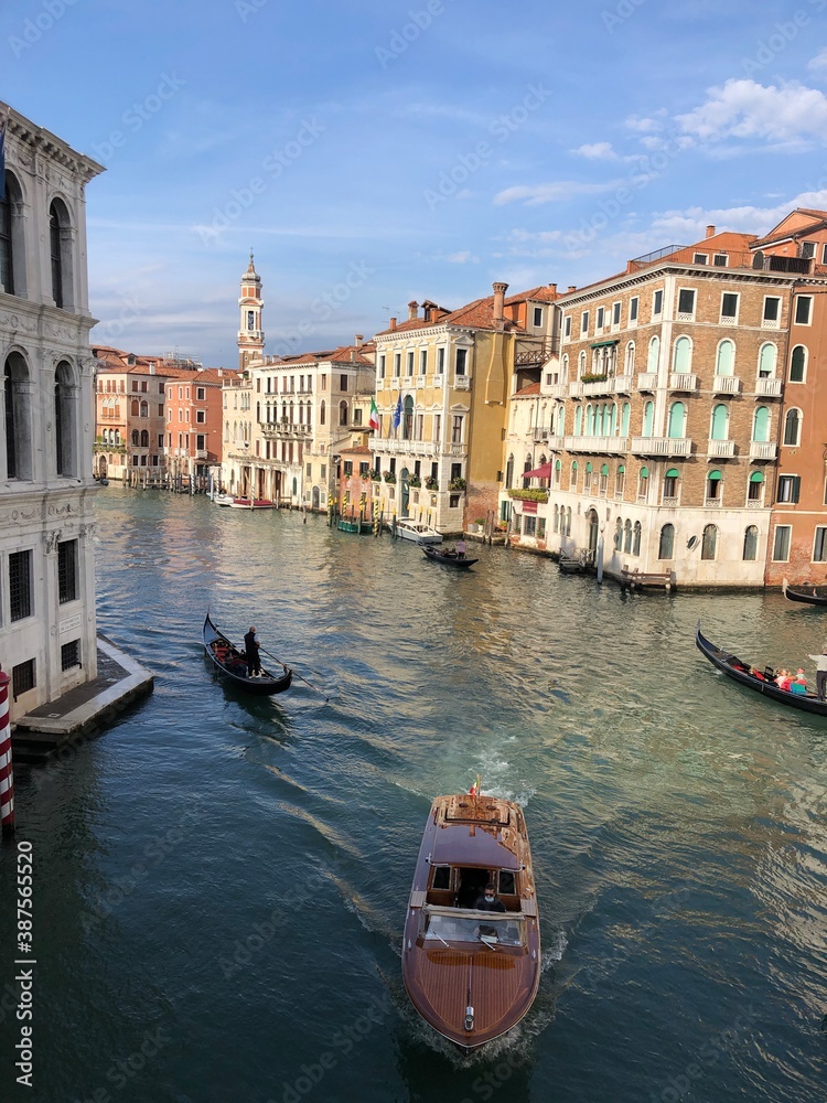 Obraz premium Der große Kanal in Venedig