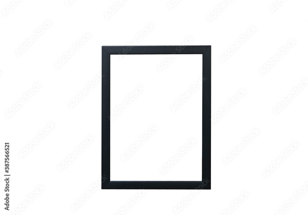 front view frame on isolated white background front view frame on isolated white background