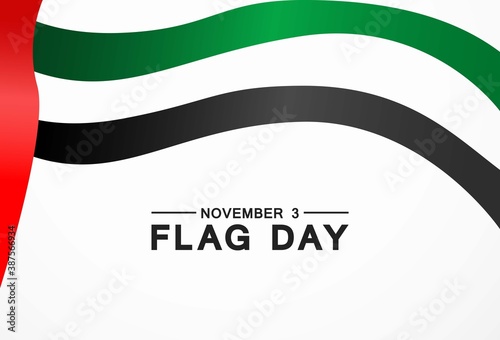 United Arab Emirates Flag Day Banner Template