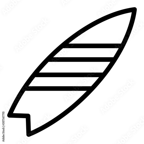 Wood gear sup surfing icon. Outline wood gear sup surfing vector icon for web design isolated on white background