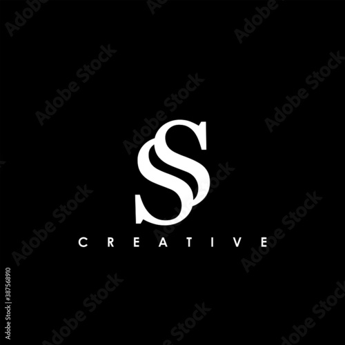 SS Letter Initial Logo Design Template Vector Illustration	
