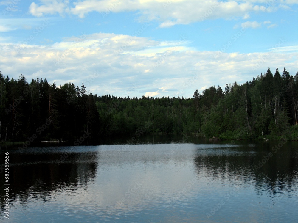 Saimaa canal between the Baltic sea and lake Saimaa