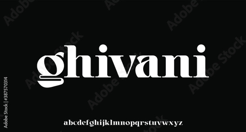 luxury type elegant font and glamour alphabet vector set	