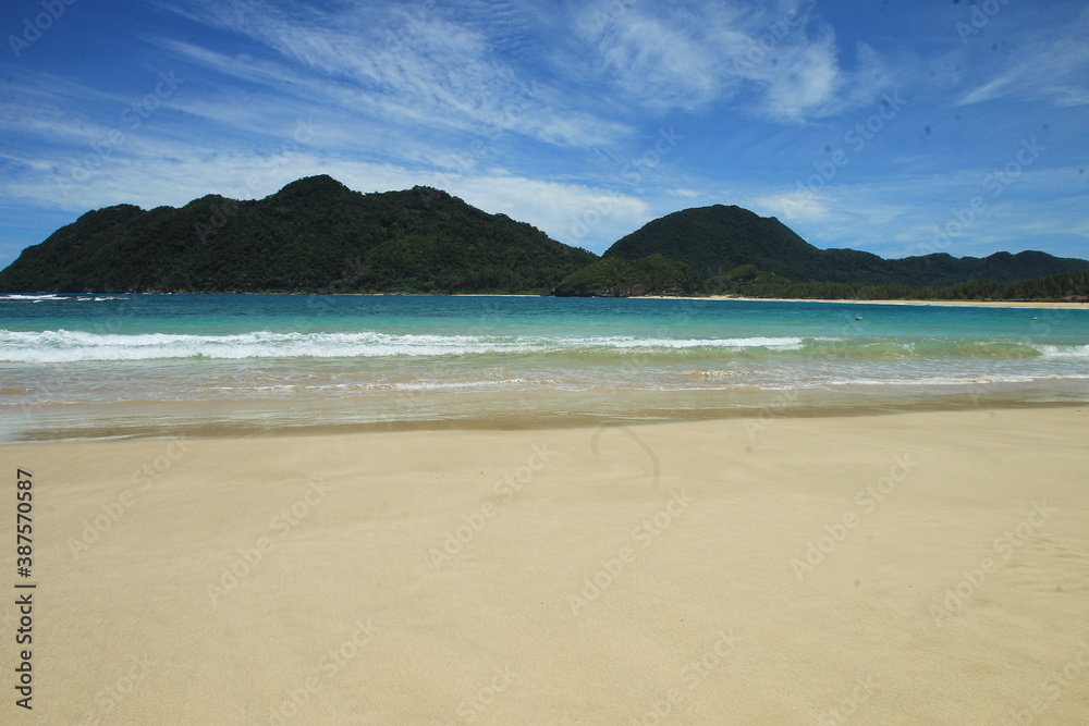 Lampuuk Beach, Aceh itself is ready to spoil your eyes with a panoramic view of the waves and its soft white sand. Lampuuk Beach, Aceh itself is ready to spoil your eyes with a panoramic view of the waves and its soft white sand.