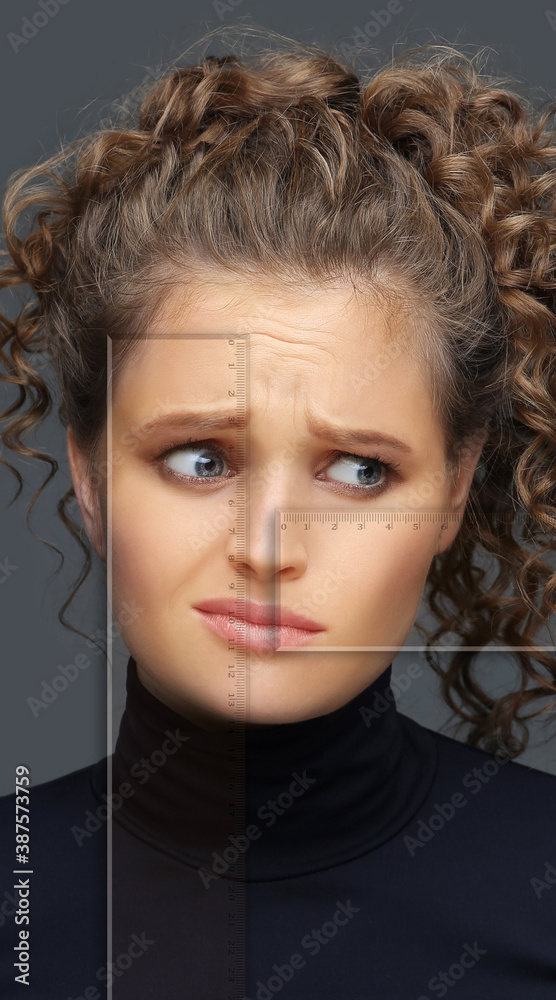 Making Beauty, modifying face to make it closer to the Golden Mask,plastic surgery. correction of asymmetry. Making Beauty, modifying face to make it closer to the Golden Mask,plastic surgery. correction of asymmetry.