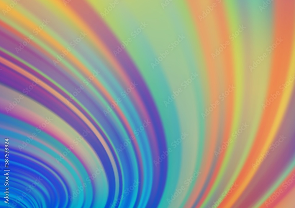 Obraz premium Light Blue, Yellow vector blur pattern.