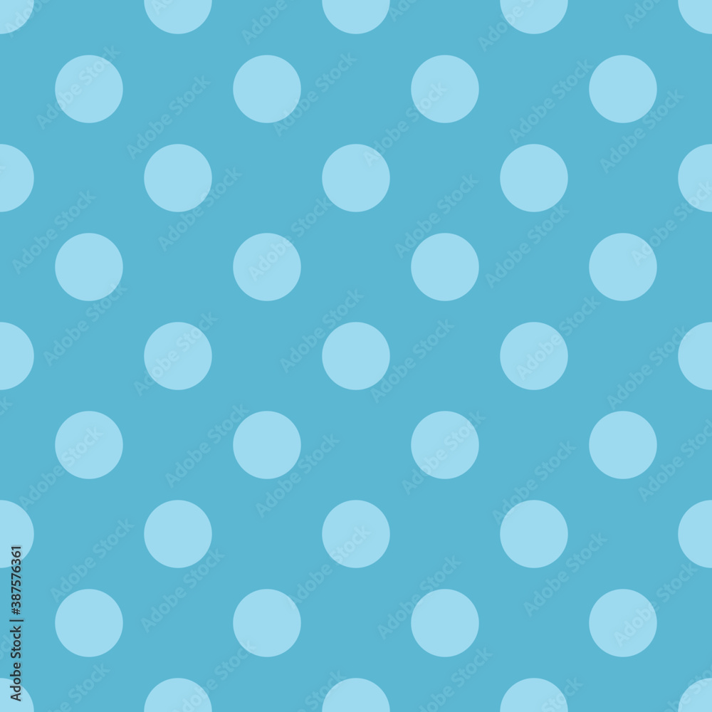 blue dot pattern on blue background for design, Dot wallpaper, texture textile or background, Vector