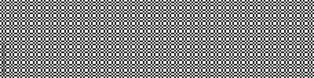 Fototapeta premium Abstract Cross Pattern Dots Logo generative computational art illustration