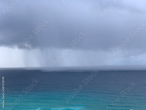 storm over the sea