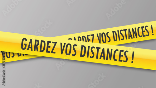 Logo garder vos distances.