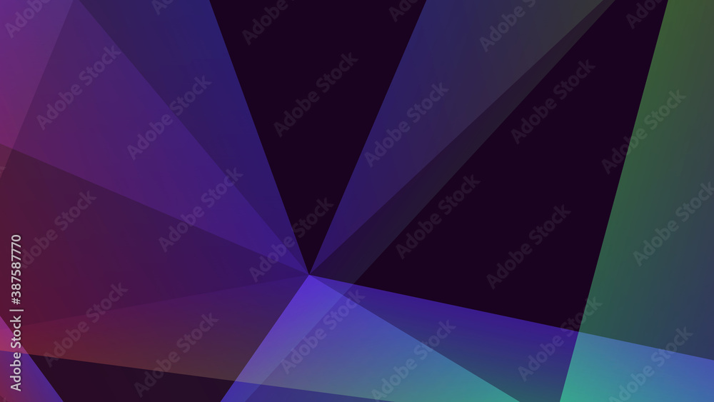 Obraz premium Modern abstract geometric background concept with glowing polygonal shapes