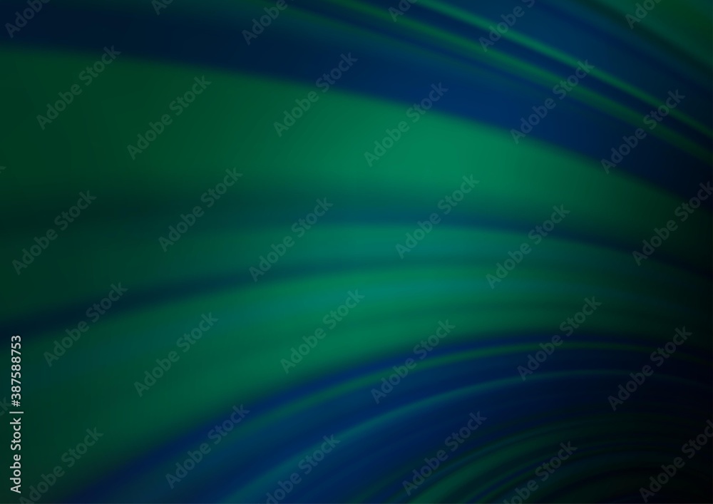 Dark BLUE vector blur pattern.