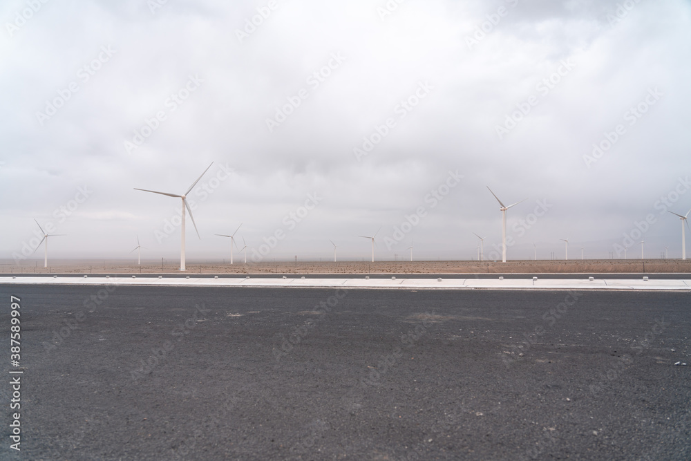 turbines in the desert