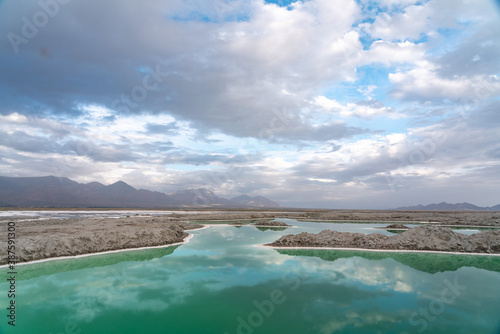 Wallpaper Mural landscape with lake and mountains Torontodigital.ca