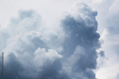 dramatic rainy cumulus clouds background © Iveta