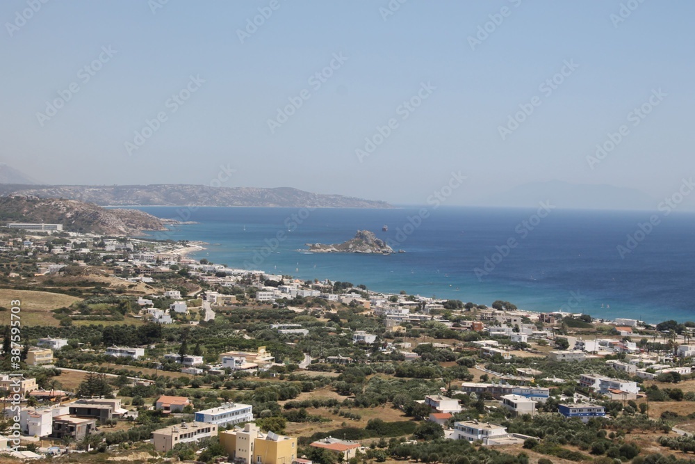 Panorama of Kos Island, Greece