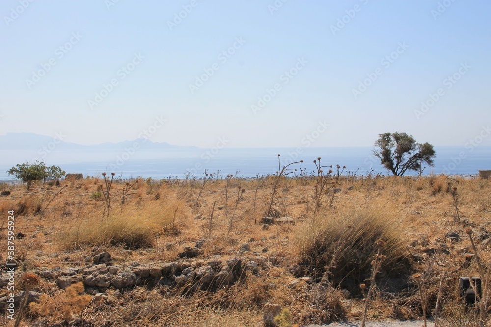 Panorama of Kos Island, Greece