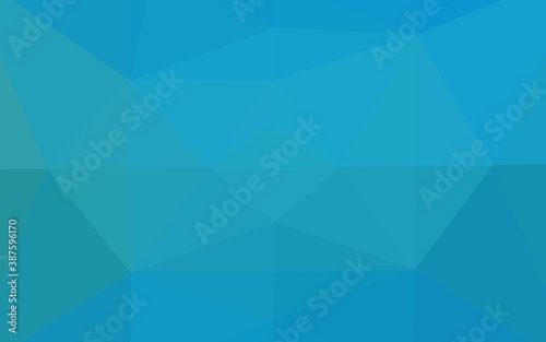 Light BLUE vector polygonal background.