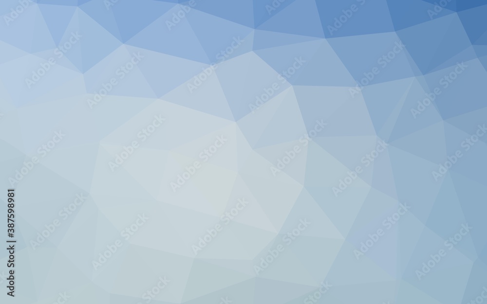 Fototapeta premium Light BLUE vector abstract mosaic backdrop.