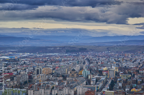 A view over the city Deva © Ovidiu