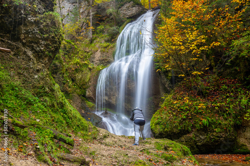Der Niedersonthofener Wasserfall im Falltobel 