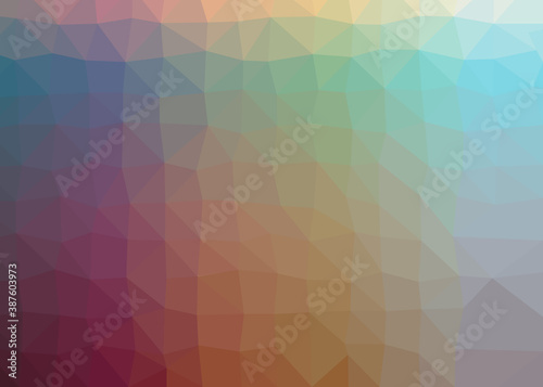 Vector triangle mosaic background with transparencies in dark colors