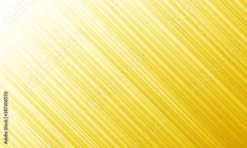 Abstract yellow stripe diagonal lines light on white background.