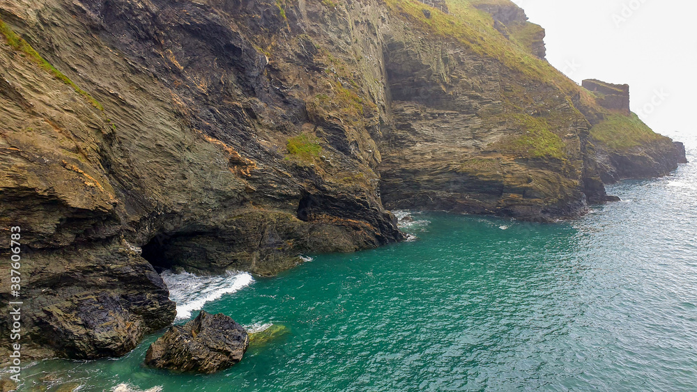 Rocky Cornish cliffs