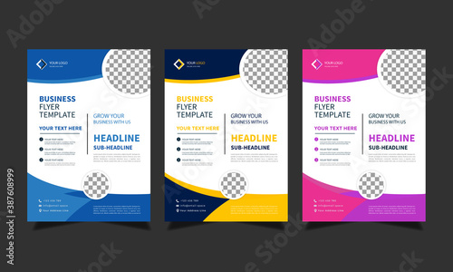 Creative Corporate & Business Flyer Template Design, abstract business flyer, poster, flyer 