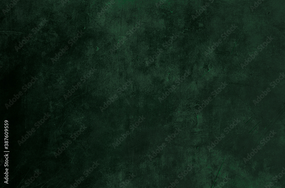 Dark green grunge background