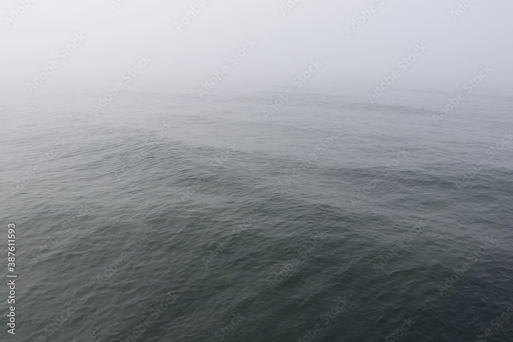 Abstract foggy ocean