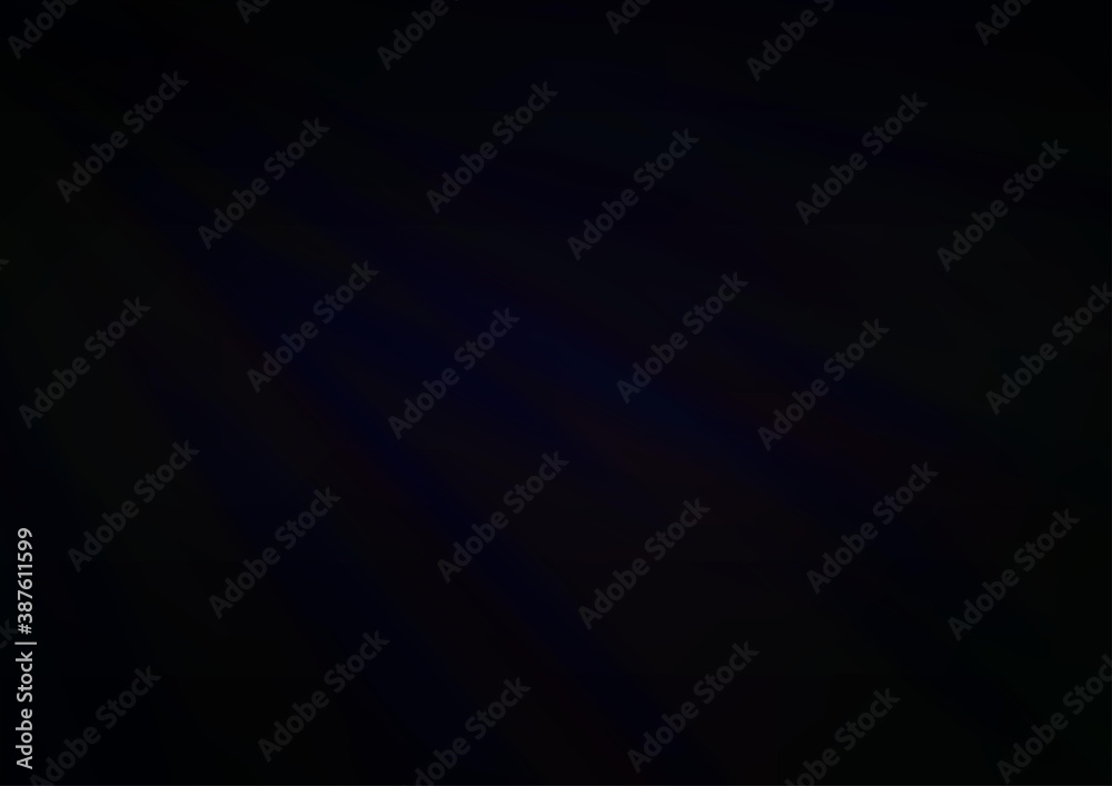 Fototapeta premium Dark Black vector bokeh and colorful pattern.