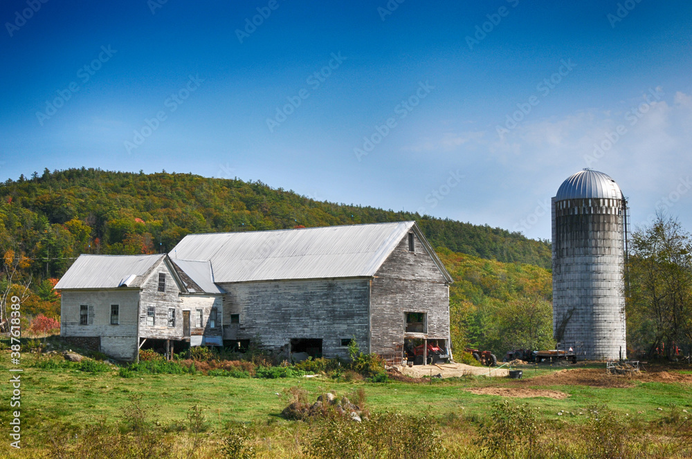 New Hampshire Barn and Silo