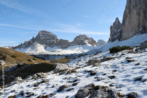 Naturpark 3 Zinnen, Rundwanderweg, Bergpanorama Dolomiten