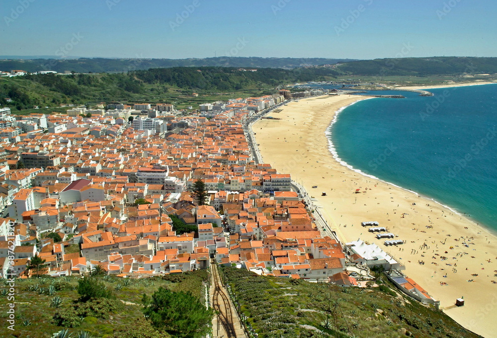 Panoramic view Nazare, Centro - Portugal