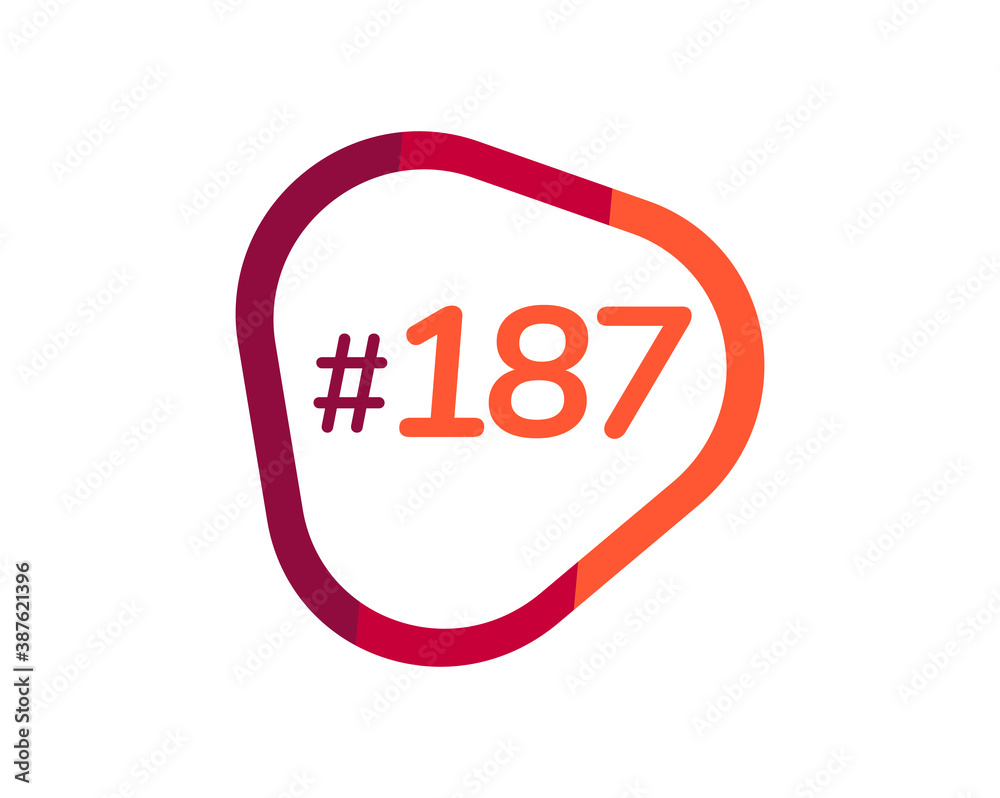 Number 187 image design, 187 logos Number 187 image design, 187 logos